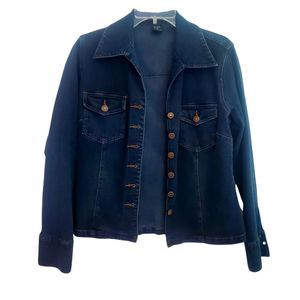 Willi Smith Jean Jacket or Shirt, size Medium